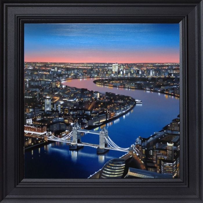 Neil Dawson View From The Shard Canvas - The Acorn Gallery, Pocklington