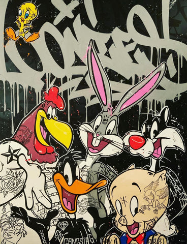 Looney Tunes Original by Opake One-Original Art-The Acorn Gallery