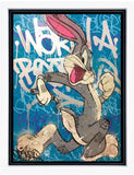 Catch Me If You Can (Bugs Bunny) Original by Opake One-Original Art-The Acorn Gallery