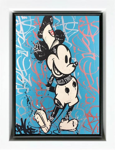 Hold Fast (Mickey Mouse) Original by Opake One *SOLD*