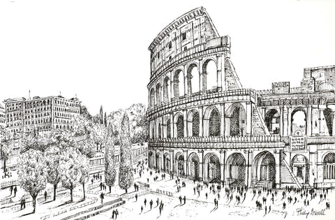 Colosseum (Rome) ORIGINAL by Phillip Bissell