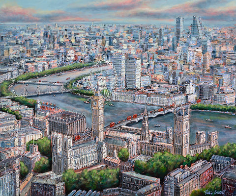 Glorious London II Original by Phillip Bissell *SOLD*