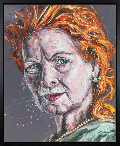 Choose Well (Vivienne Westwood) Hand Embellished Canvas by Paul Oz