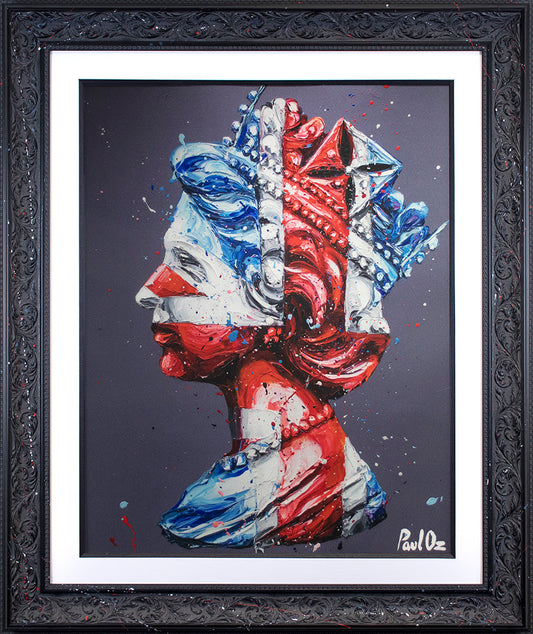 Nation's Pride (HRH Queen Elizabeth II) Lenticular by Paul Oz *NEW*-Limited Edition Print-The Acorn Gallery