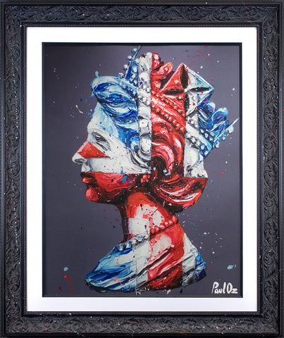Nation's Pride (HRH Queen Elizabeth II) Lenticular by Paul Oz *NEW*-Limited Edition Print-The Acorn Gallery