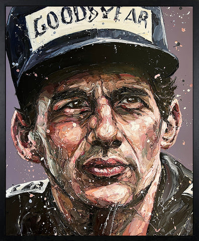 Senna 85 Hand Embellished Canvas by Paul Oz