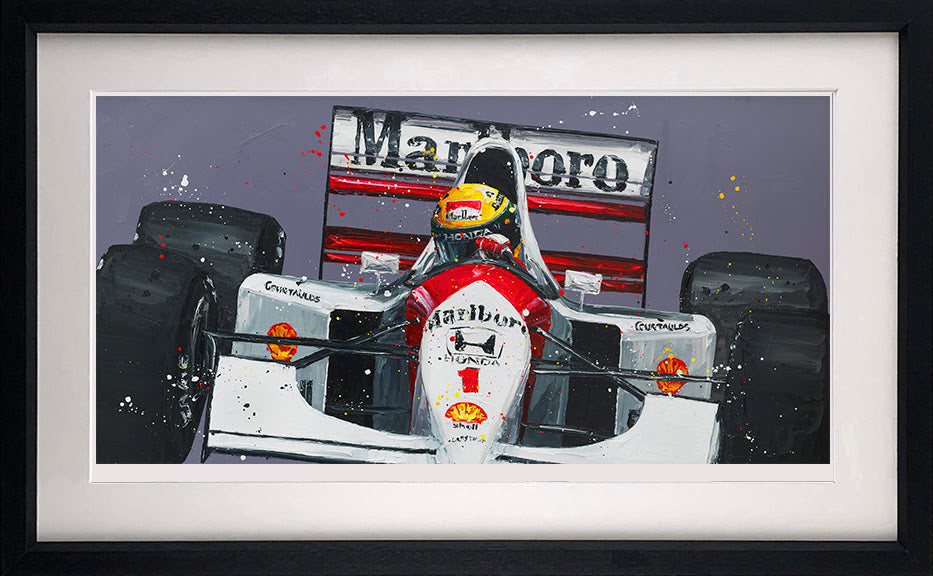 Paul Oz Senna - Monaco '92 Paper Print - The Acorn Gallery, Pocklington