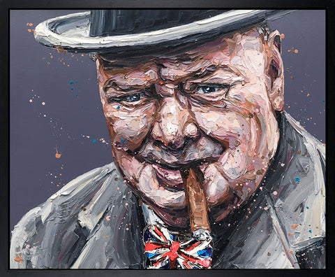 Some Days Last Longer Than Others (Churchill VE Day Edition) by Paul Oz-Limited Edition Print-The Acorn Gallery