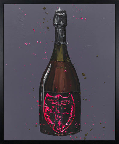 The Dom (Rose) Hand Embellished Canvas by Paul Oz