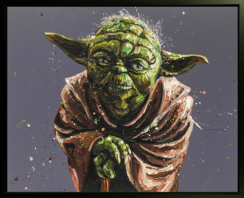 There Is Another Skywalker  Hand Embellished Canvas by Paul Oz