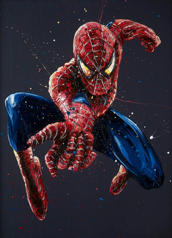 Spidey Canvas by Paul Oz-Limited Edition Print-The Acorn Gallery