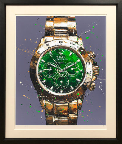 Timeless (Rolex Oyster) Paper Print by Paul Oz