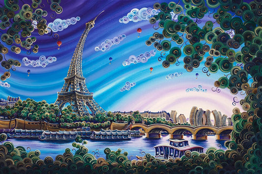 Rayford Summer In Paris Canvas - The Acorn Gallery, Pocklington