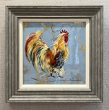 Walking the Walk (Rooster) Original by Rozanne Bell *SOLD*