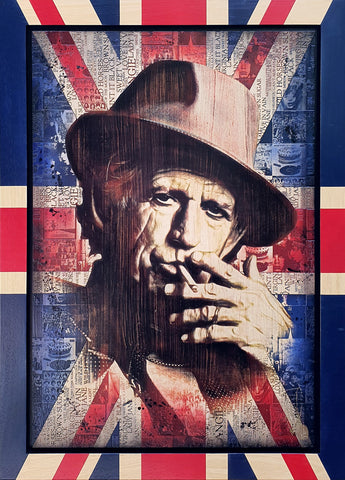 Made In Britain Keith Richards by Rob Bishop