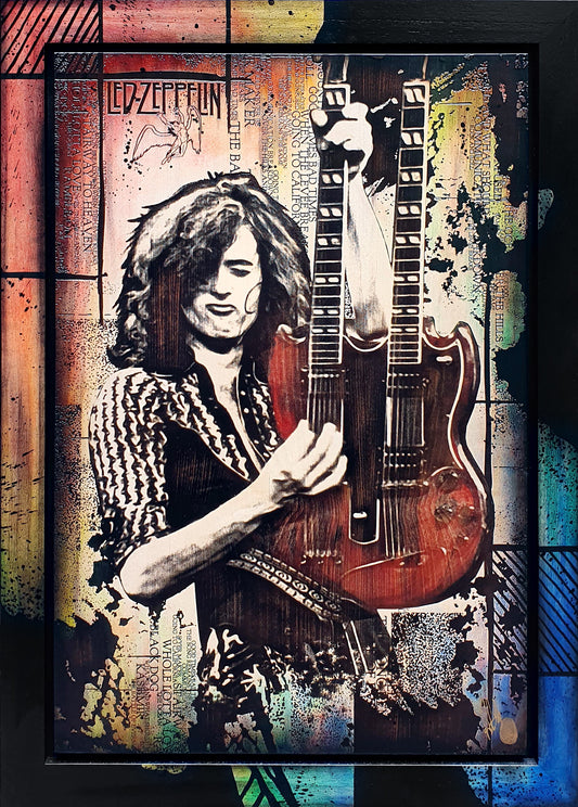 Rob Bishop Jimmy Page - The Acorn Gallery, Pocklington