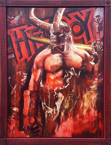 Hellboy Original by Rob Bishop *SOLD*
