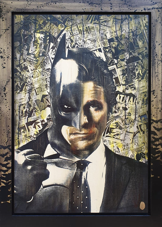 Rob Bishop The Dark Knight Christian Bale - The Acorn Gallery, Pocklington 