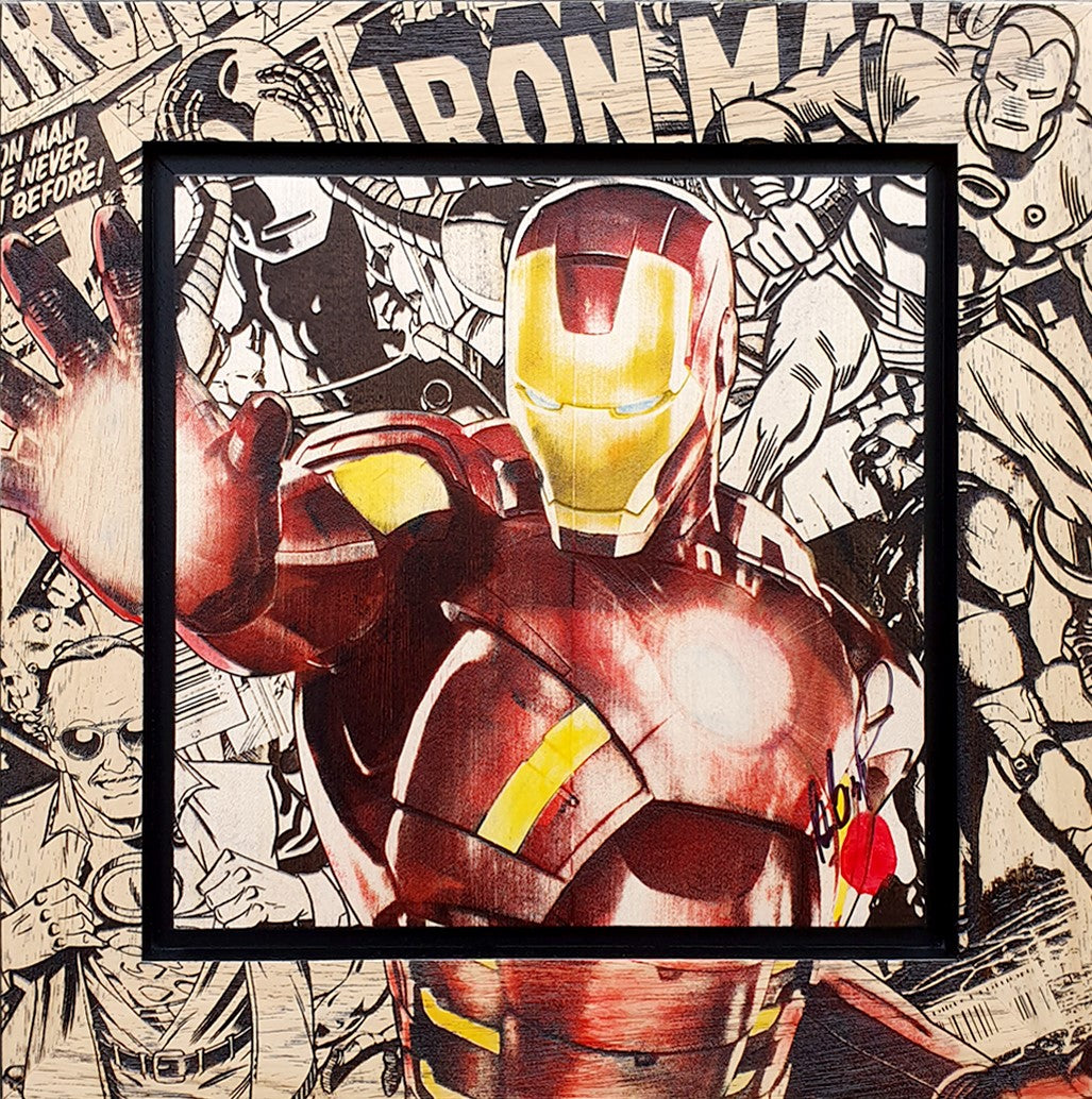 Iron Man Random Frame Rob Bishop Ironman Embellished Frame - The Acorn Gallery, Pocklington