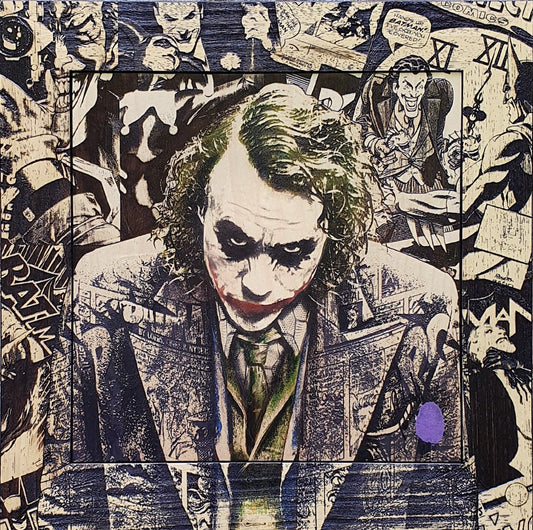 Rob BIshop Joker Embellished Frame - The Acorn Gallery, Pocklington