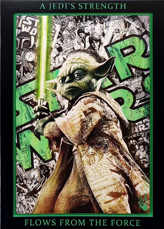 Rob Bishop Comic Con Yoda Star Wars - The Acorn Gallery, Pocklington