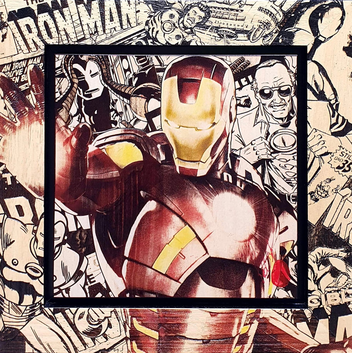 Rob Bishop Ironman Embellished Frame - The Acorn Gallery, Pocklington