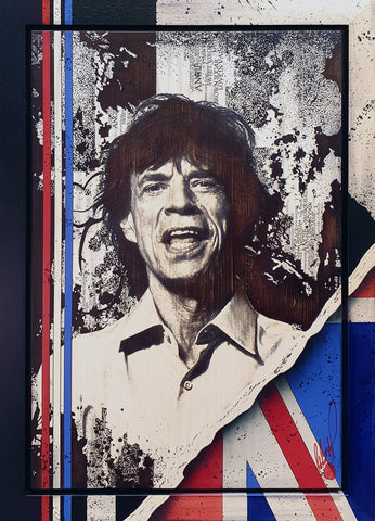 Mick Jagger by Rob Bishop
