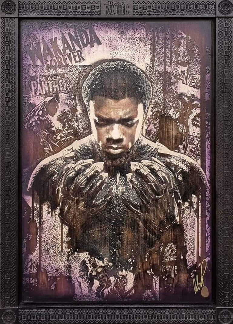 Rob Bishop T'Challa Black Panther - The Acorn Gallery, Pocklington