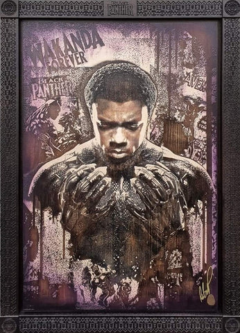 T'Challa (Black Panther) by Rob Bishop *SOLD*