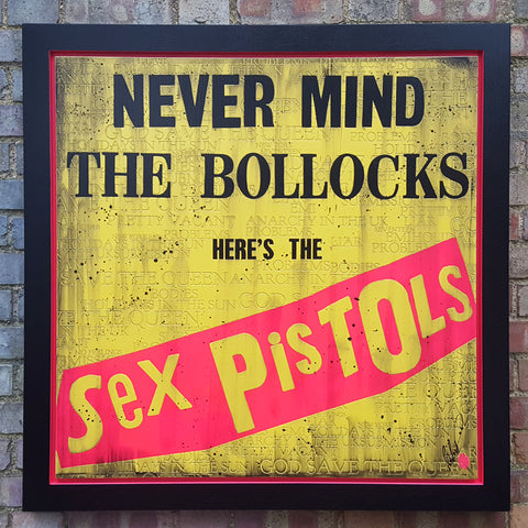 Never Mind The Bollocks (Sex Pistols) Original by Rob Bishop *SOLD*