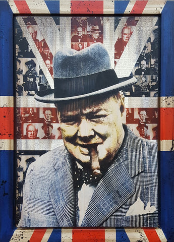 Winston Churchill (Made In Britain) Original by Rob Bishop *SOLD*