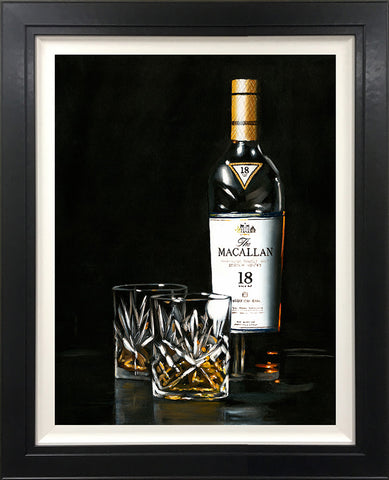 Blame It On The Whisky Canvas by Richard Blunt