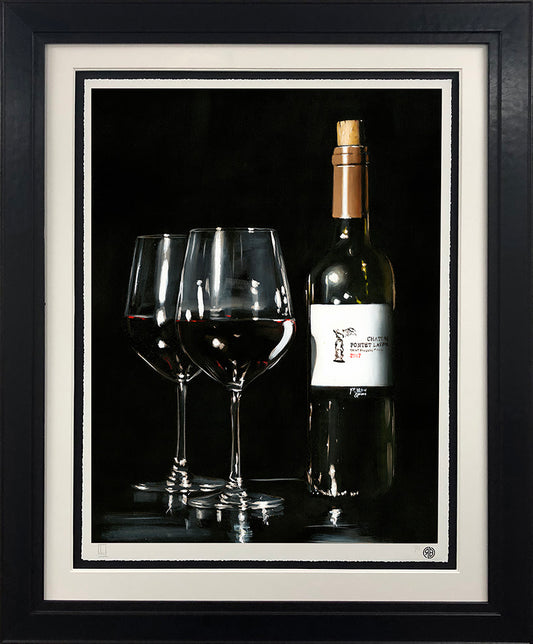 Richard Blunt Partners In Wine Paper Print - The Acorn Gallery, Pocklington