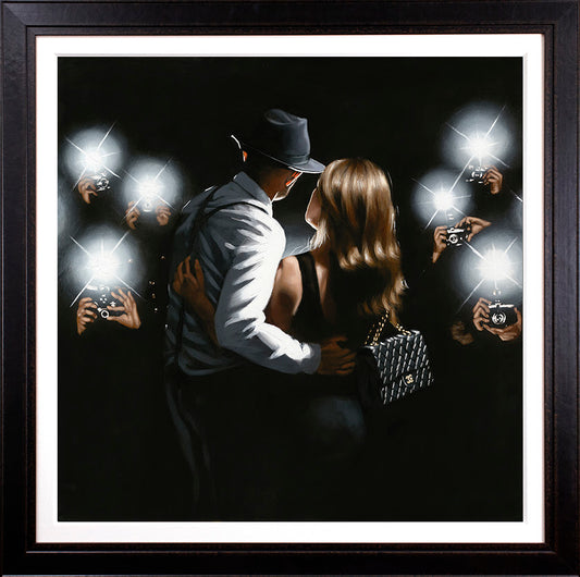 Richard Blunt The Power Couple Hand Embellished Canvas - The Acorn Gallery, Pocklington