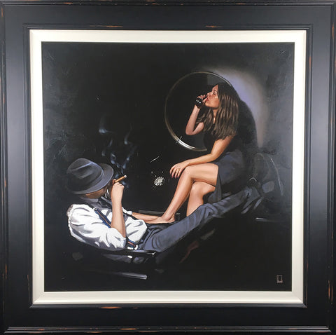 Hanging On The Telephone (Harmony Dark Collection) by Richard Blunt-Limited Edition Print-Richard-Blunt-artist-The Acorn Gallery