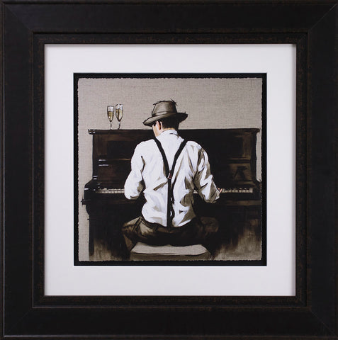 Piano Man by Richard Blunt *NEW*-Original Art-Richard-Blunt-artist-The Acorn Gallery
