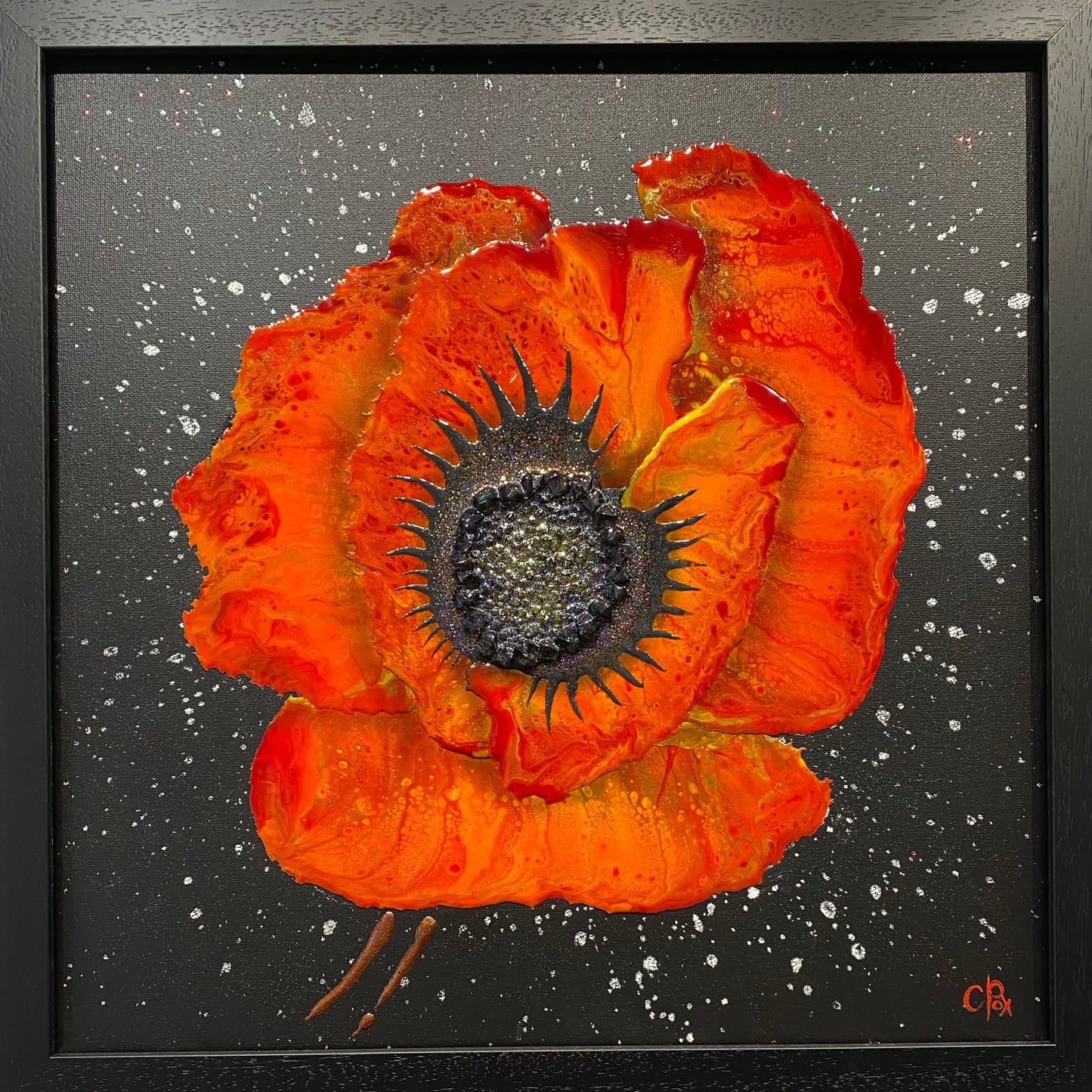 Natural Beauty Poppy Original by Robert Cox - The Acorn Gallery, Pocklington