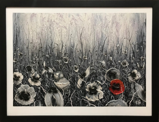 One Poppy Original by Robert Cox - The Acorn Gallery, Pocklington