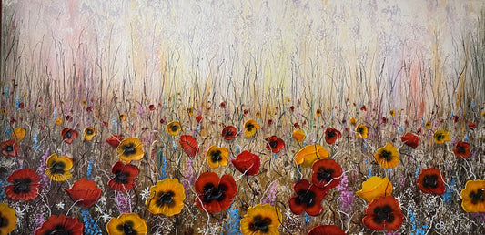 Wildflowers Original by Robert Cox - The Acorn Gallery, Pocklington