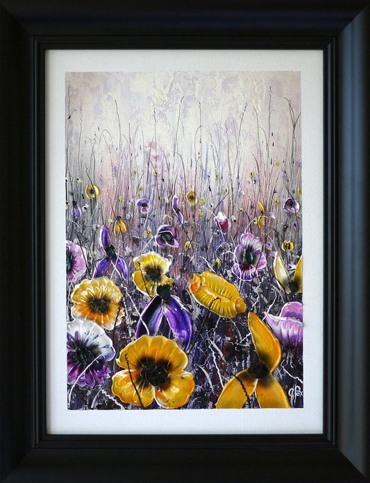 Purple And Gold Original by Robert Cox -The Acorn Gallery, Pocklington