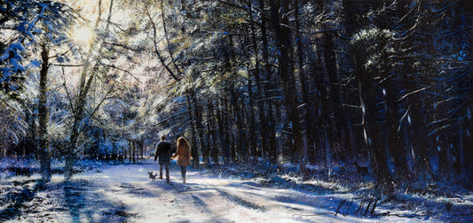 Winters Wonderland Canvas by Rob Hefferan