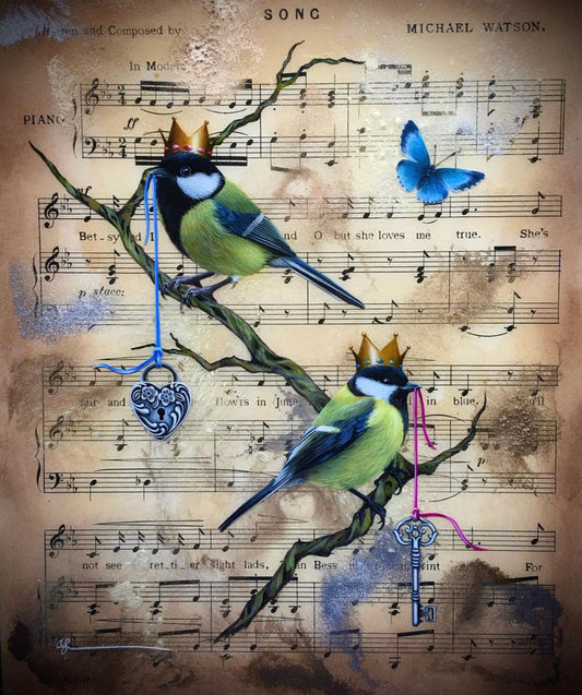 Unbreakable Original by Sarah Louise Ewing is a beautiful piece with a great colour and intricate detail. Supplied framed. Secure UK Delivery. Visit or Shop Online.