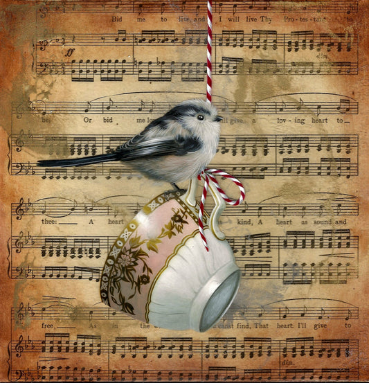 Balance Original by Sarah Louise Ewing. A beautiful framed painting with intricate detail. More Bird Pieces Available. Secure UK Delivery. Visit Us or Shop Online.