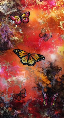 Butterfly McQueen Original by Sarah Louise Ewing *SOLD*