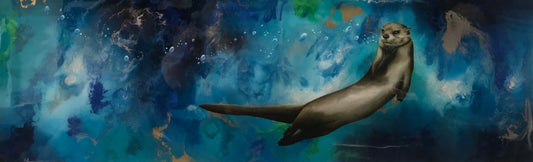 Exploring the Deep Original by Sarah Louise Ewing is a beautiful painting with a great colour and intricate detail. Supplied framed. Secure UK Delivery. Shop Online.