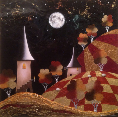 Moonlight And Dreams Original by Sarah Louise Ewing *SOLD*