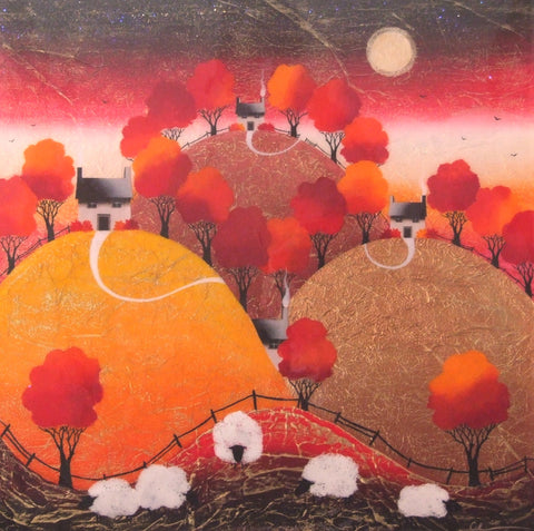 The Day Is Almost Over Original by Sarah Louise Ewing *SOLD*