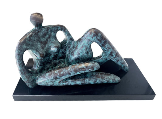 Reclining Nude Bronze Sculpture by Steven Lovatt