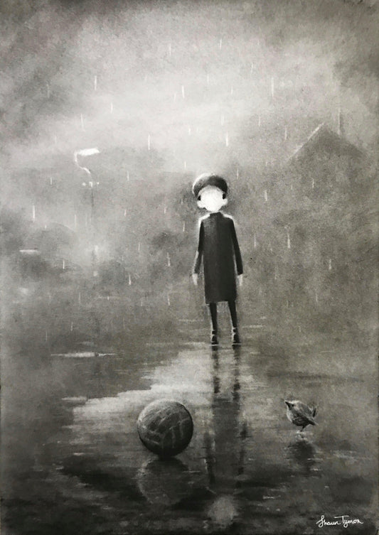 Shaun Tymon Rain Stops Play Original - The Acorn Gallery, Pocklington