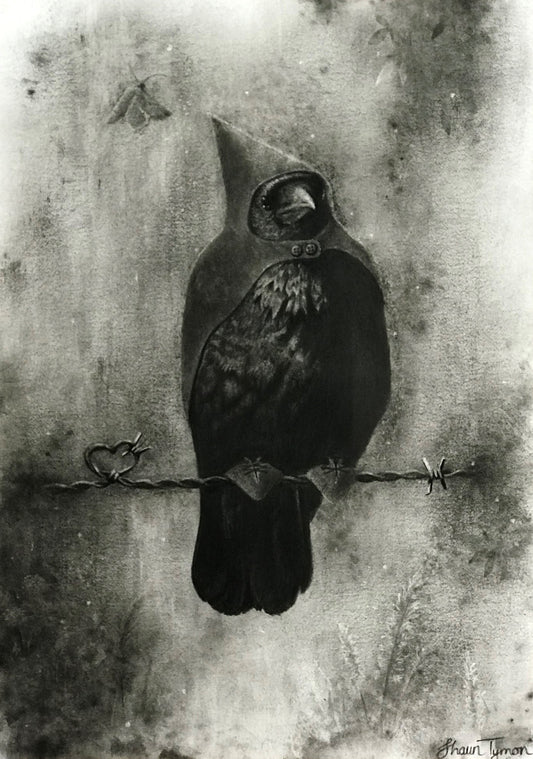 Shaun Tymon Cloaked Valentine Original The Acorn Gallery, Pocklington 